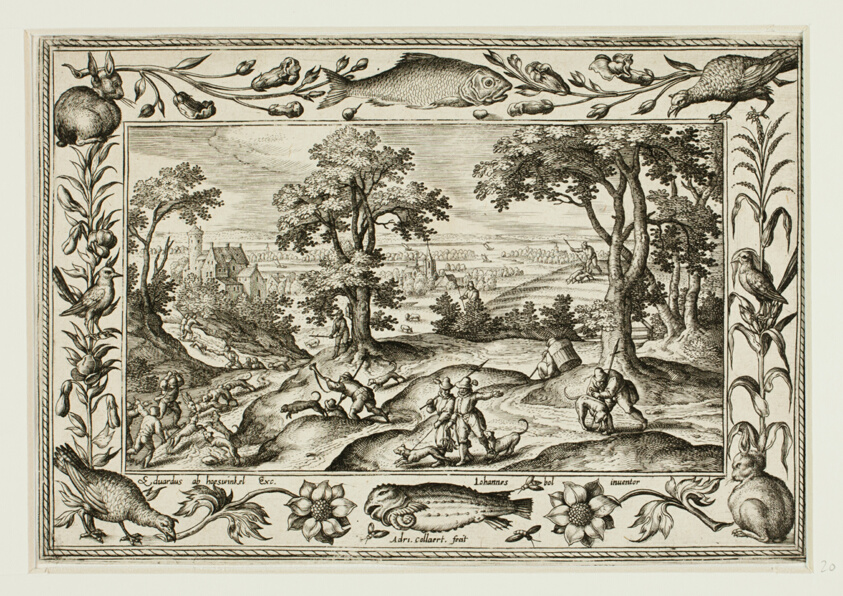 Hare Hunt, from Landscapes with Old and New Testament Scenes and Hunting Scenes