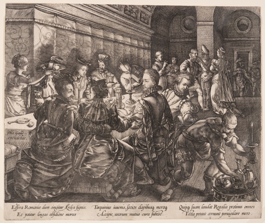 The Banquet of Tarquinius Collatinus, from The Story of Lucretia