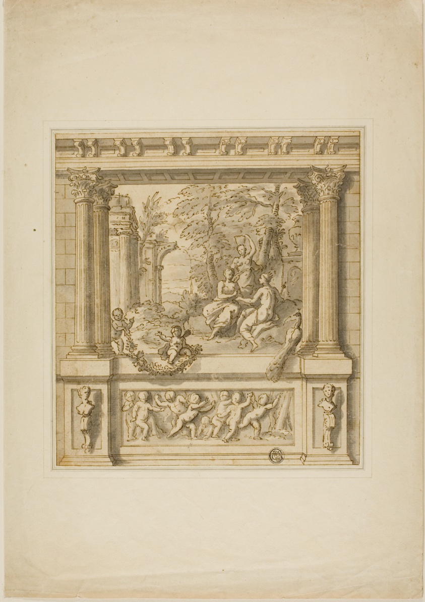 Wall Decoration with Story of Egeria & Numa Pompilius