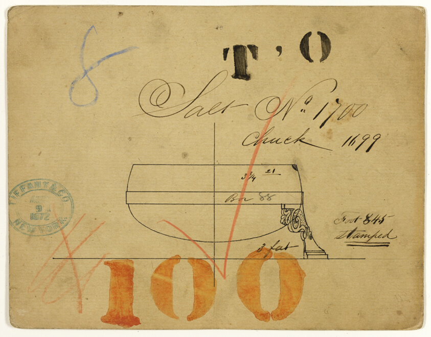 Design for Salt Dish No. 1700