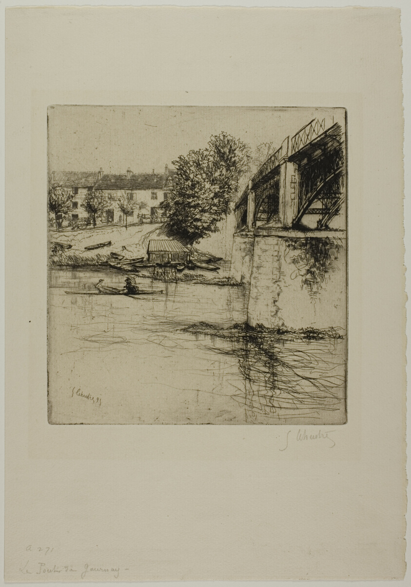 The Bridge at Fournay, from the Side