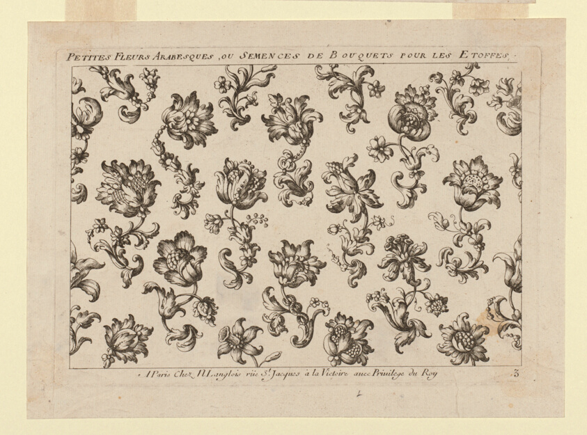 Design for an Embroidered or Woven Textile