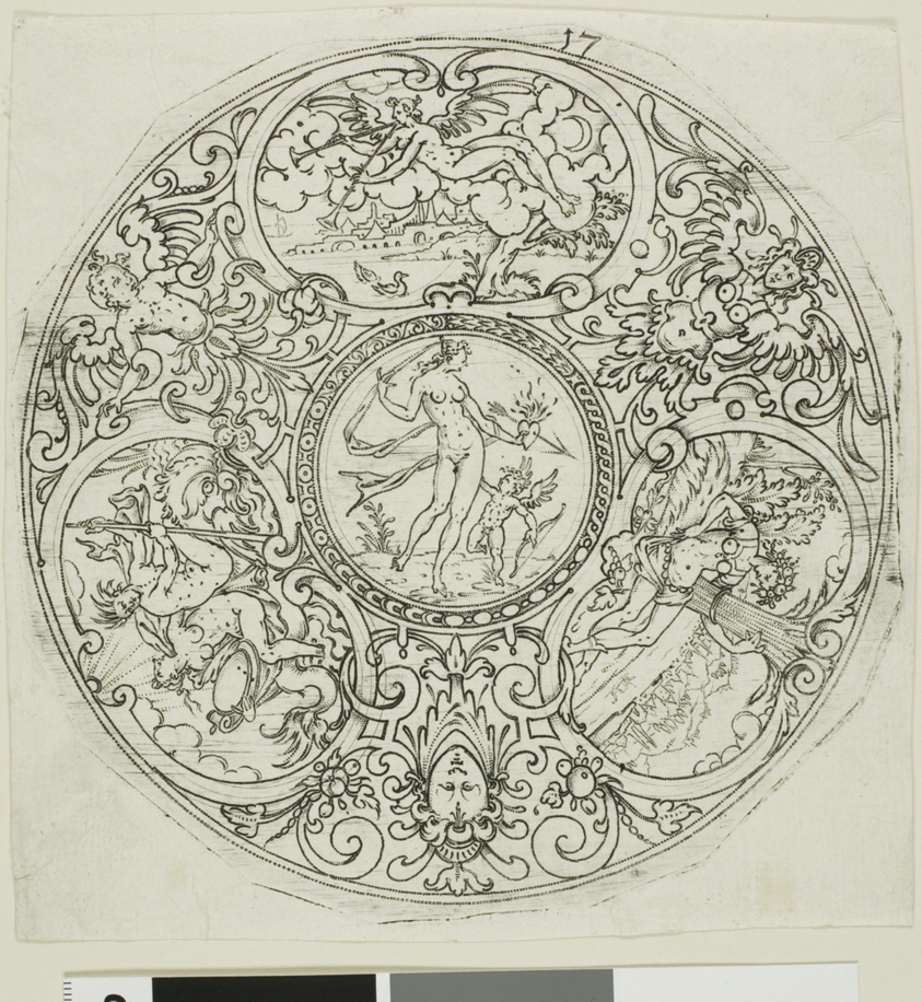 Plate 17, from twenty ornamental designs for goblets and beakers