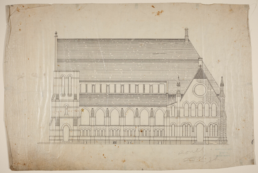 Second Presbyterian Church, Chicago, Illinois, North Elevation