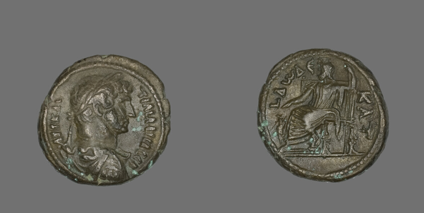 Tetradrachm (Coin) Portraying Emperor Hadrian