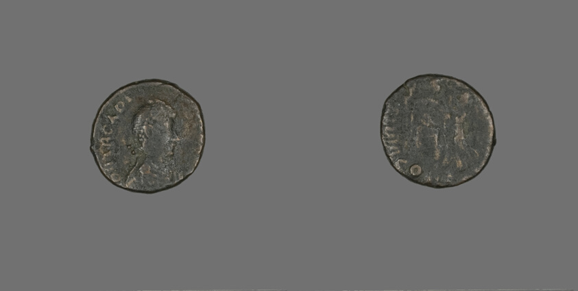Coin Portraying Emperor Arcadius