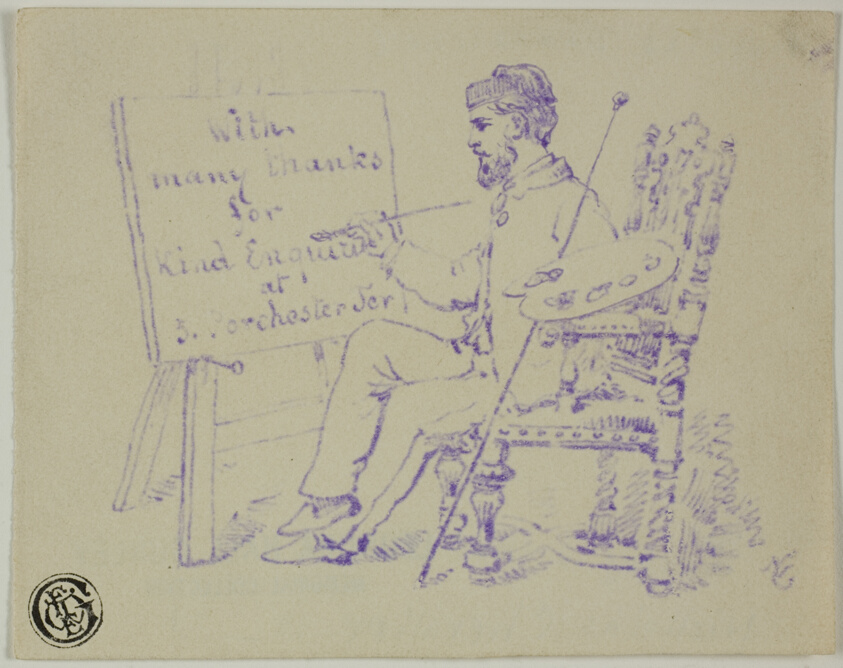 Artist Seated at Easel