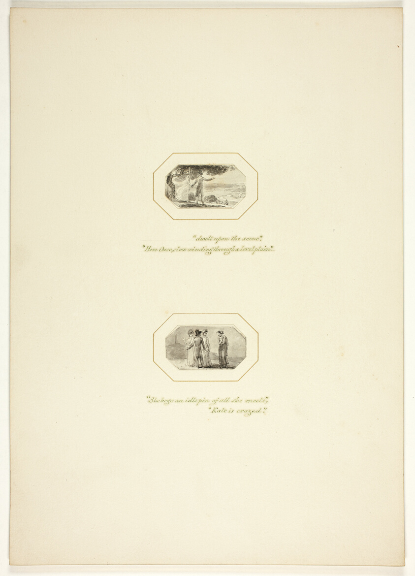 Study for a plate from The Task