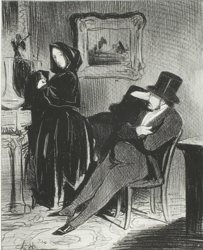 Each time I take you to the opera ball…, plate four from Paris l’hiver