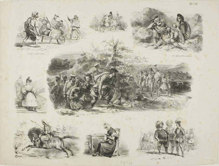 Sheet of Sketches