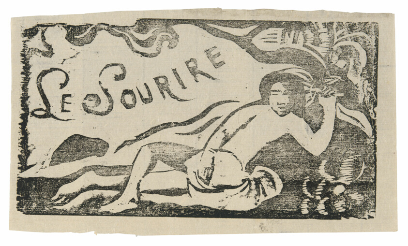 Tahitian Woman, headpiece for Le sourire