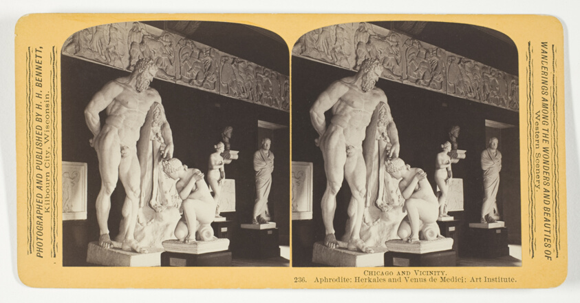 Aphrodite; Herkales and Venus de Medici; Art Institute, from the series "Chicago and Vicinity"