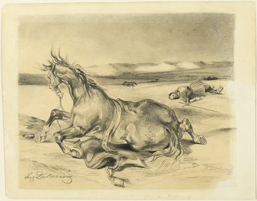 Fallen Horse and Dead Knight