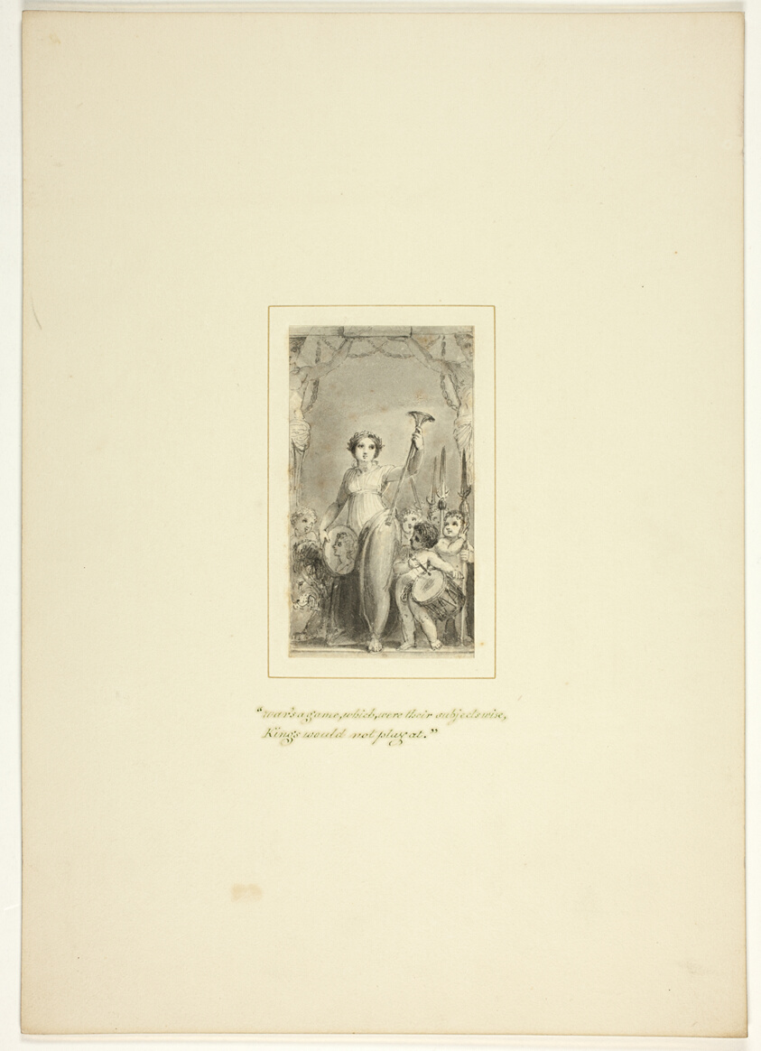Study for a plate from The Task