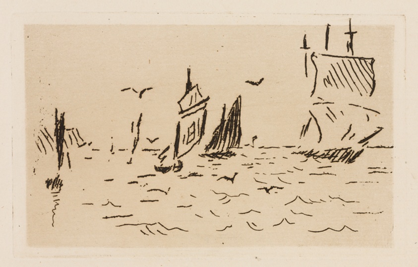 The Sea, plate 7 from Le Fleuve