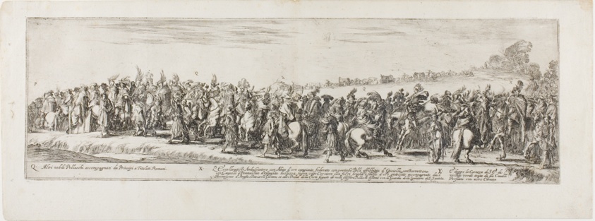 Plate Six, from Entrance of the Ambassador of Poland into Rome