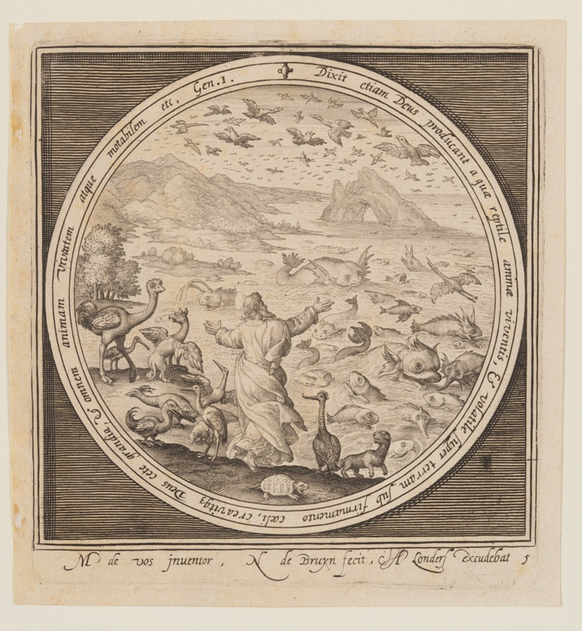 Fifth Day: The Creation of Birds and Fish, from The Creation to the Expulsion from Paradise