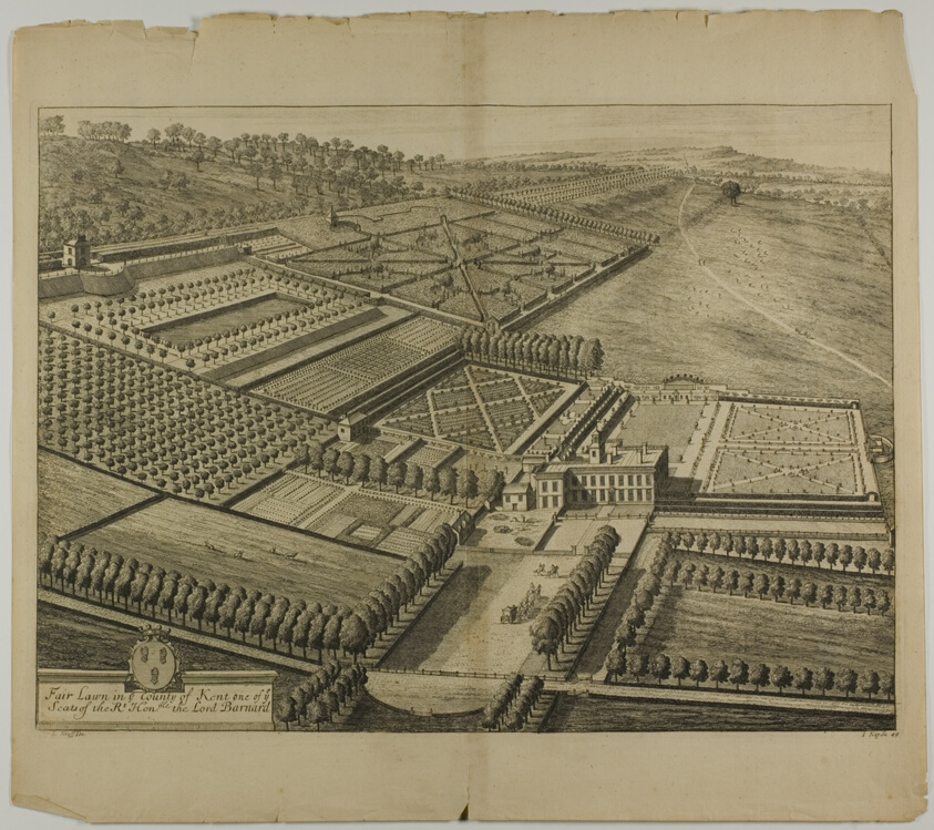 Fair Lawn in the County of Kent, plate 49 from Britannia Illustrata