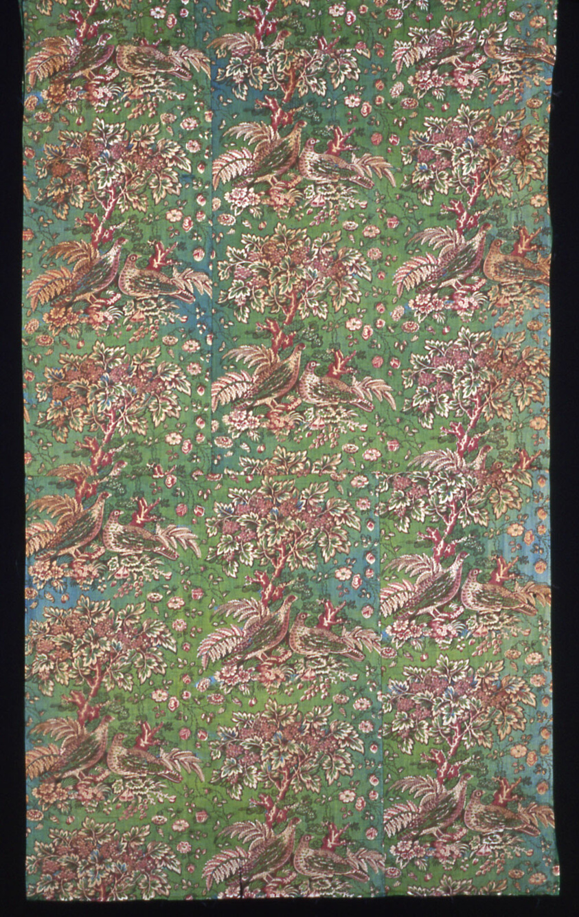 Plum Trees and Pheasants (Furnishing Fabric)
