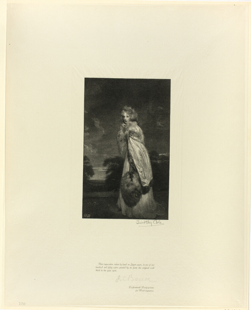 Lady Derby (Miss Farren), from Old English Masters