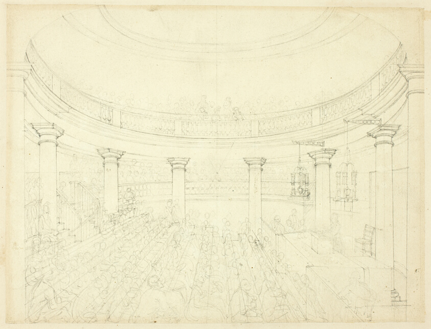 Study for Surrey Institution, from Microcosm of London