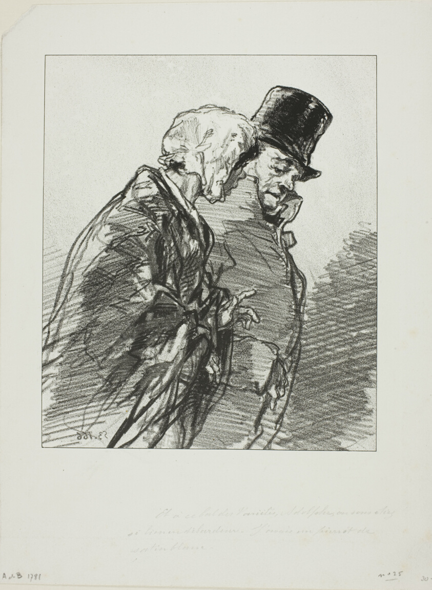 Les Lorettes vieillies: ...Et à ce bal des Variétés, Adolphe...