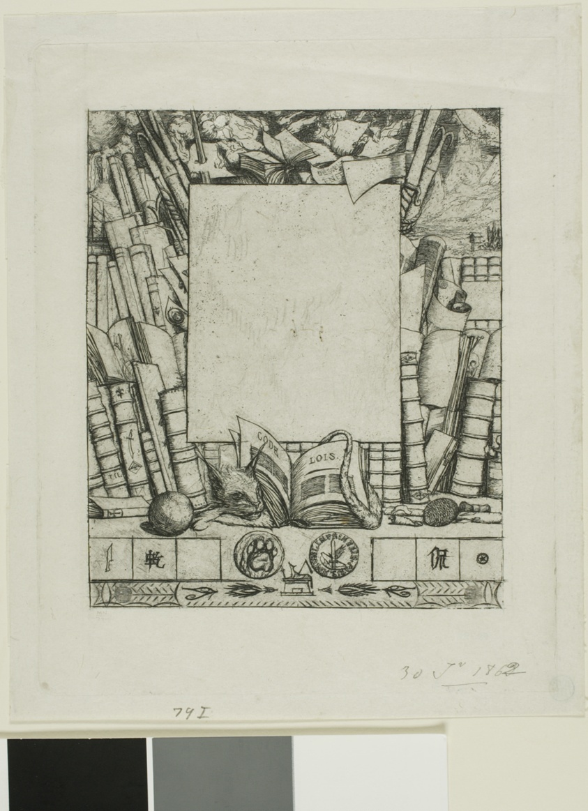 Design for a Frame for the Portrait of Armand Guéraud