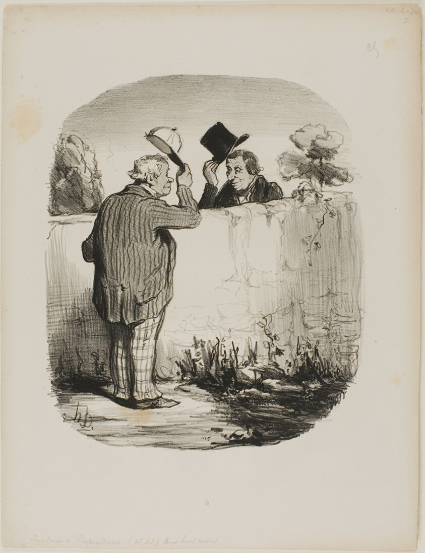 Two Good Neighbors, plate 25 from Locataires Et Propriétaires