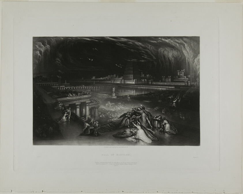 The Fall of Babylon, from Illustrations of the Bible