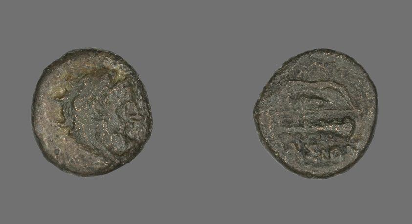 Coin Depicting the Hero Herakles