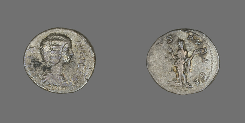 Denarius (Coin) Portraying Empress Julia Domna