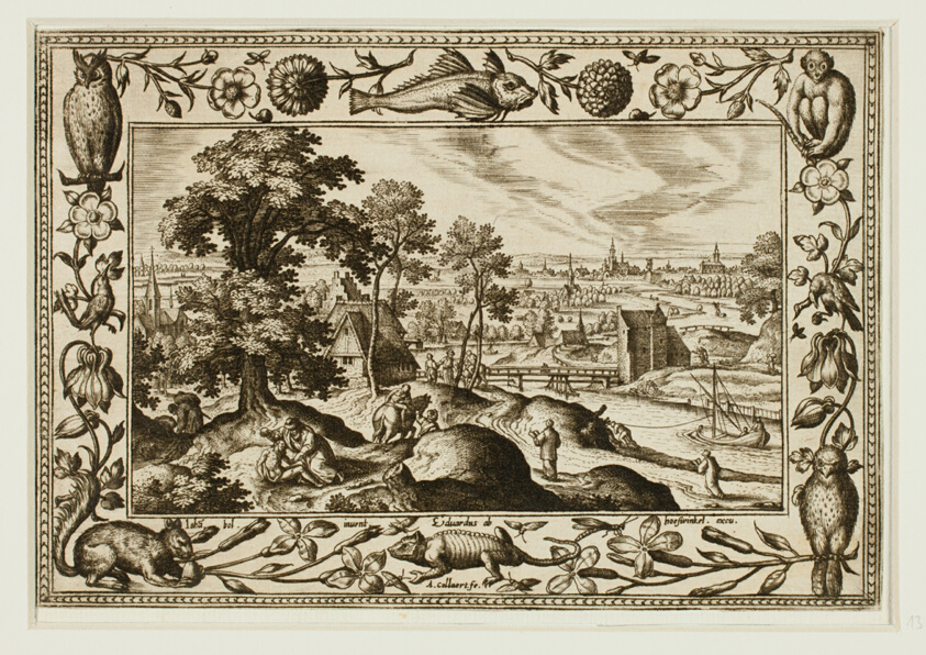The Parable of the Good Samaritan, from Landscapes with Old and New Testament Scenes and Hunting Scenes