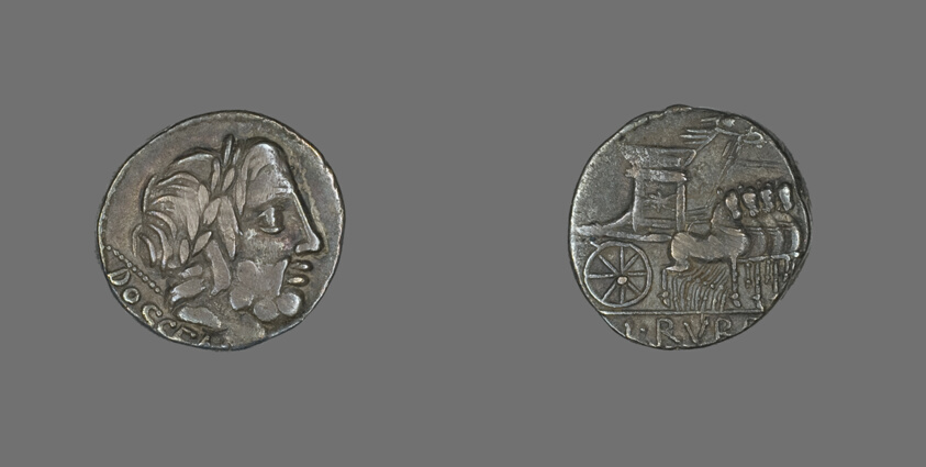 Denarius (Coin) Depicting the God Jupiter