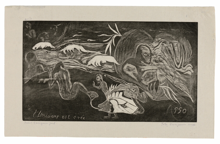 L’univers est créé (The Universe Is Being Created), from the Noa Noa Suite