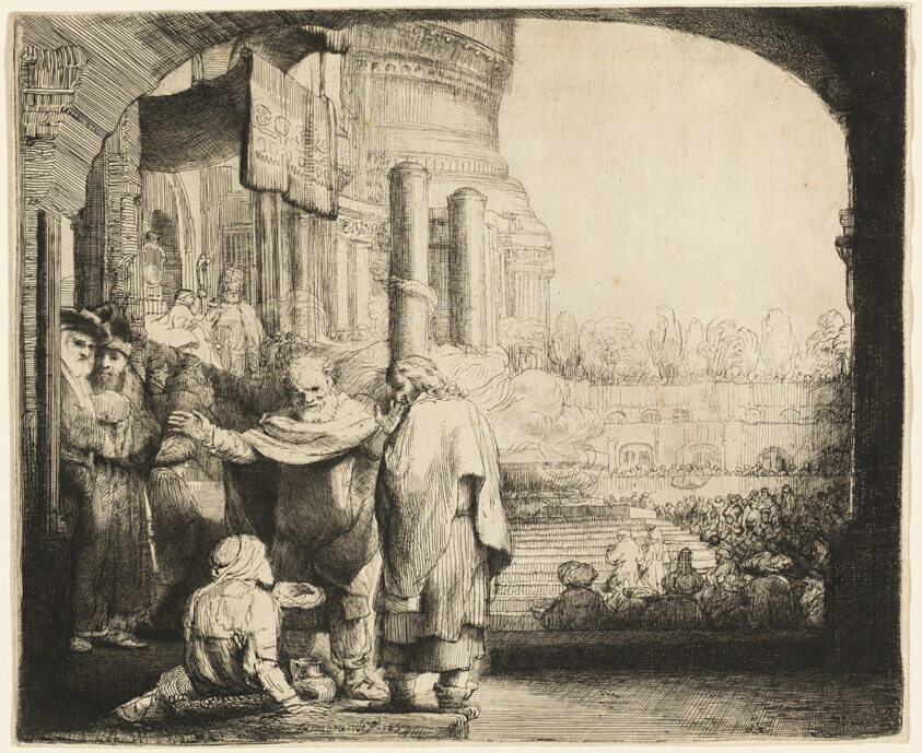 Peter and John Healing the Cripple at the Gate of the Temple