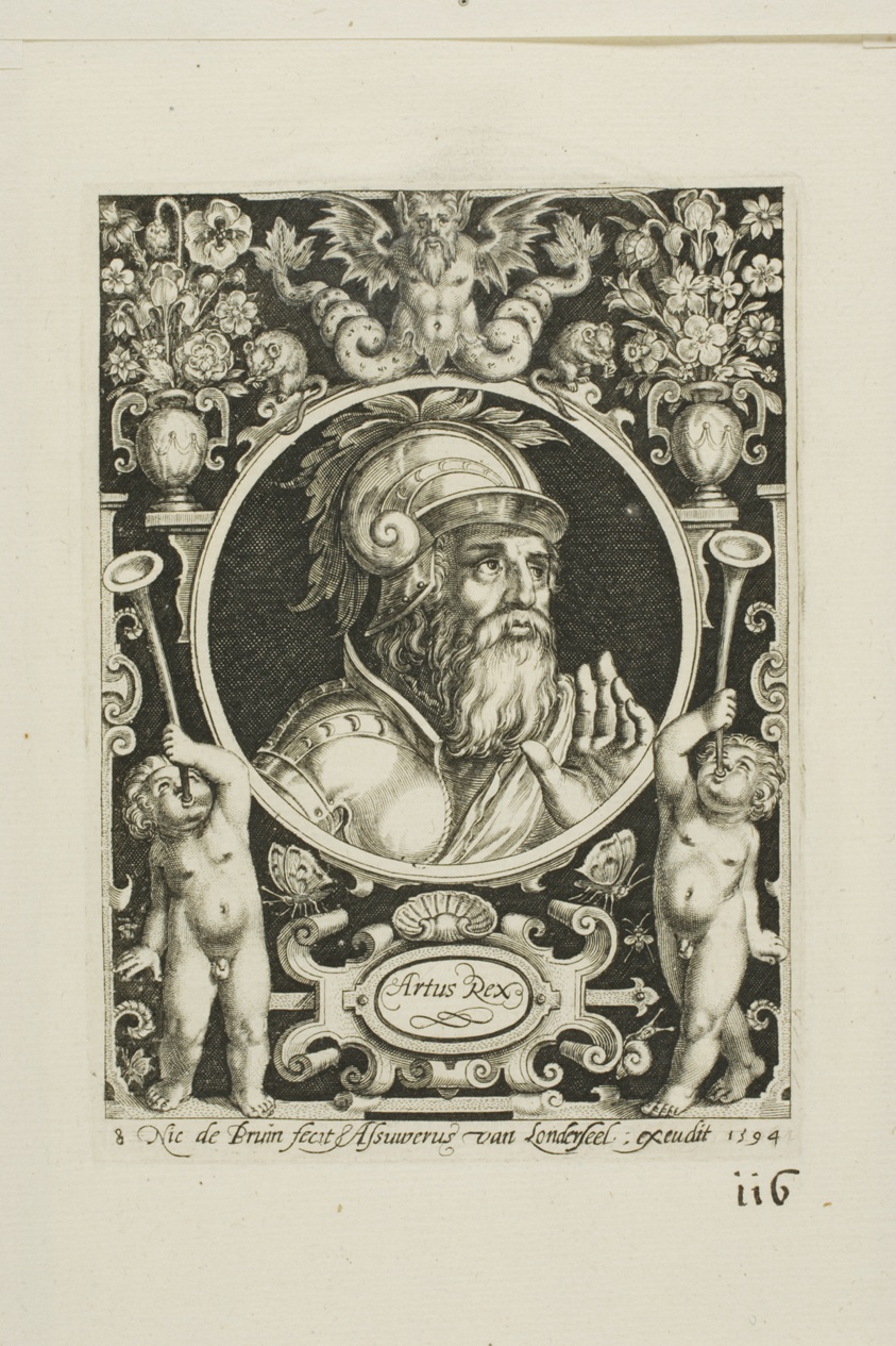 King Arthur, plate eight from The Nine Worthies