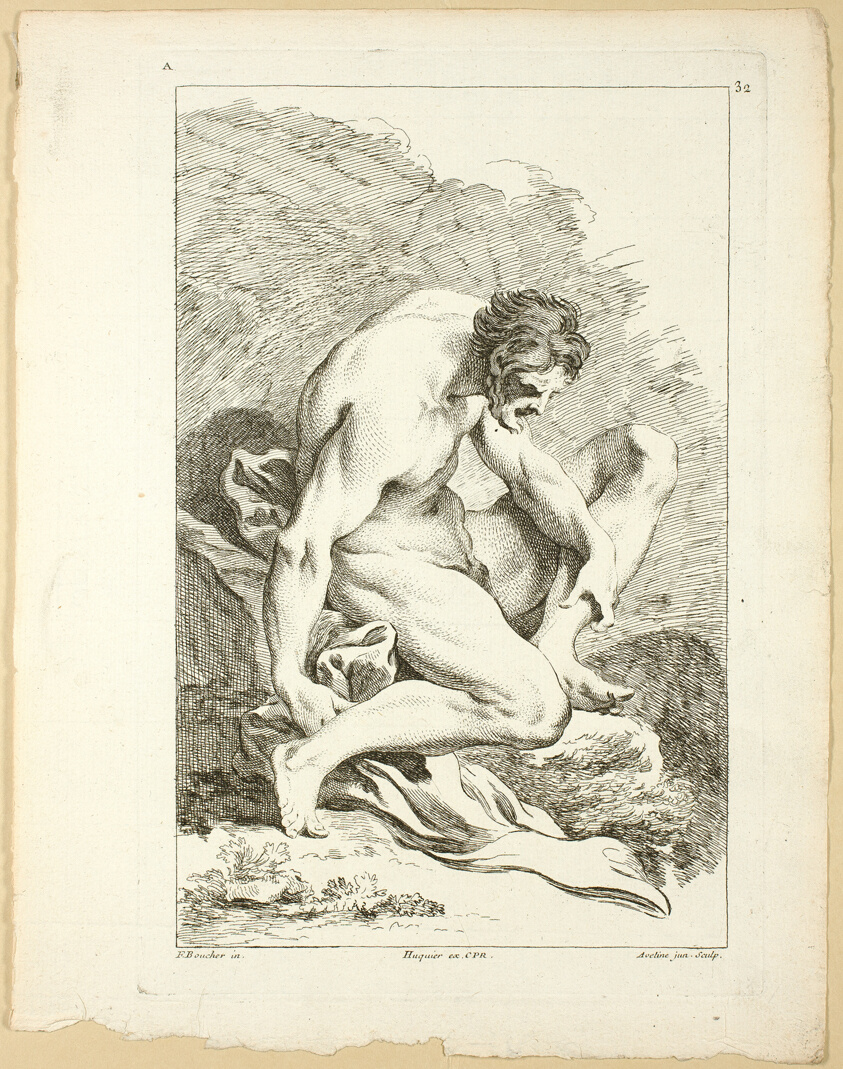 Page 32, from Premier Livre de Figures d’Academies Gravées en Partie par les Professeurs de l’Académie Royale