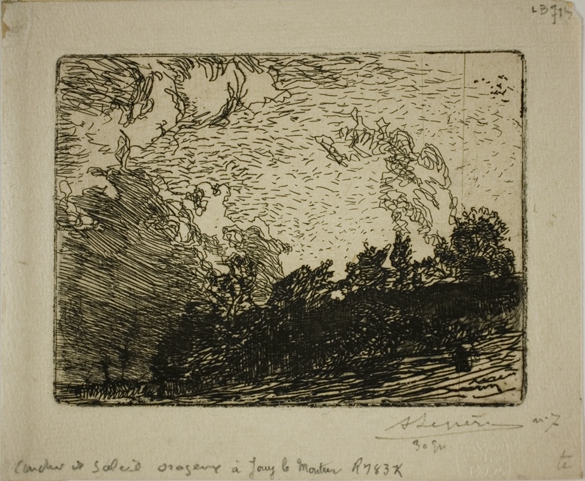 Stormy Sunset, Jouy-le-Moutier