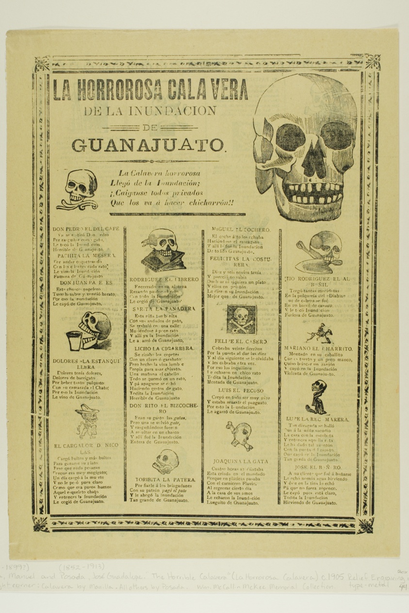 The Horrible Calavera of the Flooding of Guanajuato