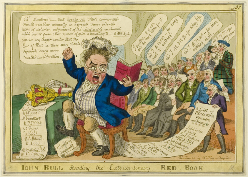 John Bull Reading the Extraordinary Red Book