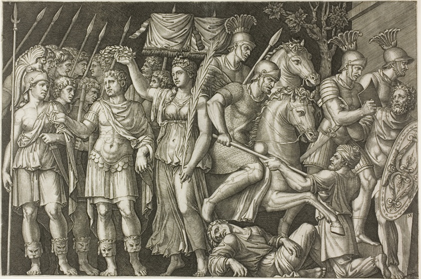 Trajan Crowned by Victory