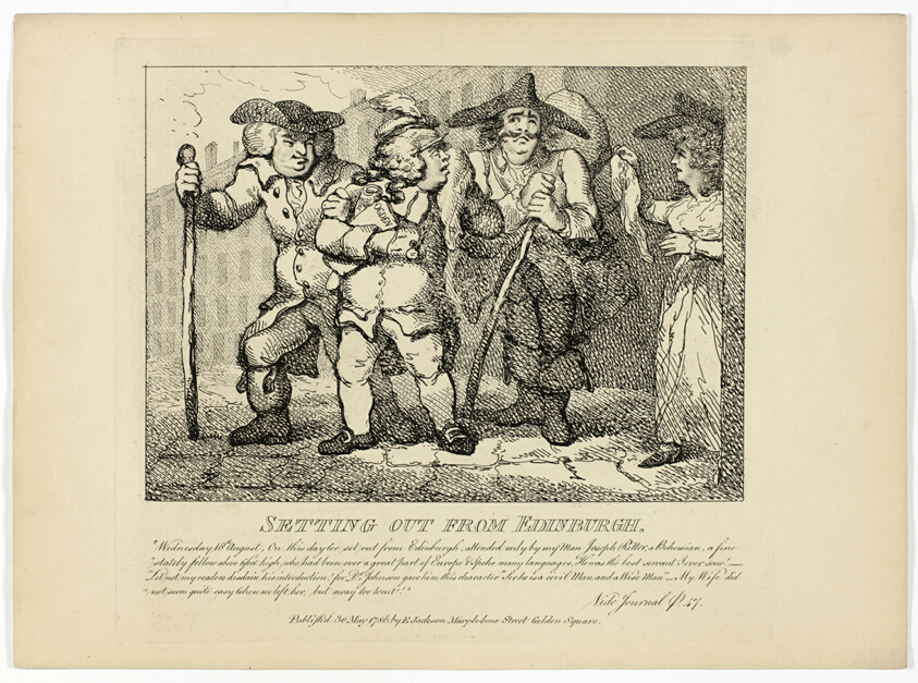 Setting Out from Edinburgh, from Boswell's Tour of the Hebrides