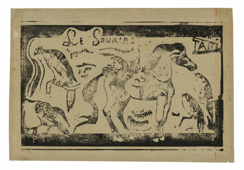 A Horse and Birds, headpiece for Le sourire