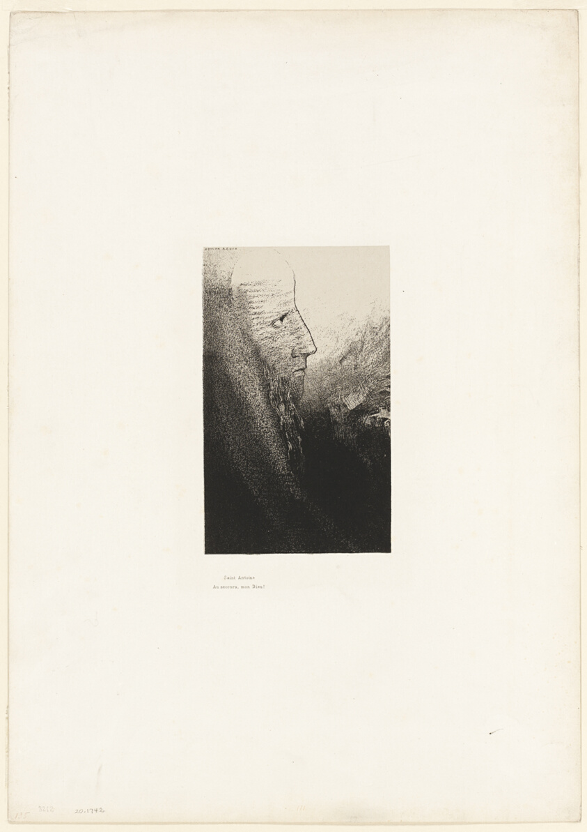 St. Anthony: "Help me, O my God!", plate 2 of 24