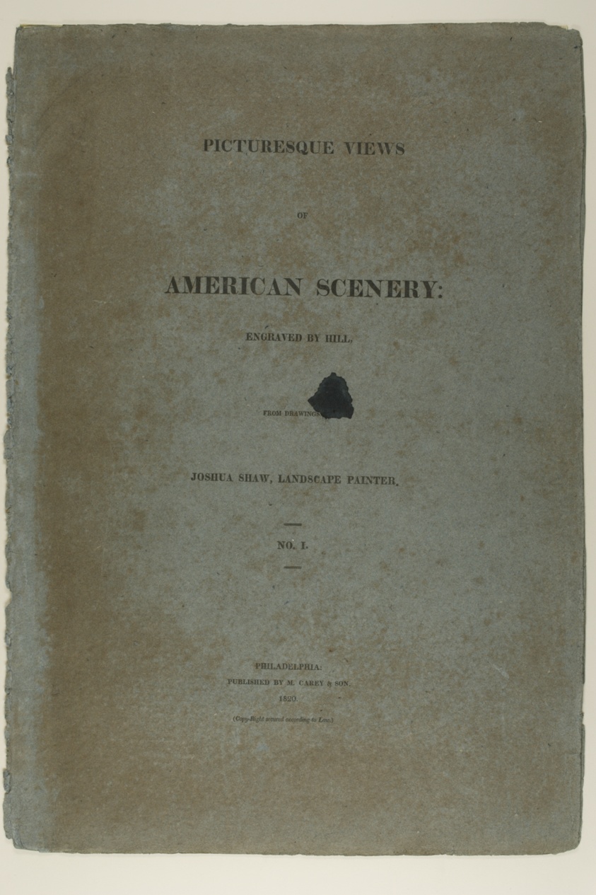 Portfolio Cover for Picturesque Views of American Scenery, No. I