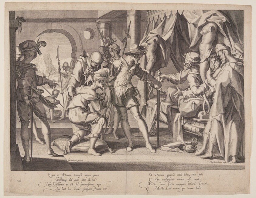 Count William Permitting Beheading, plate 7 from Thrones of Justice (Thronus Iustitiae)