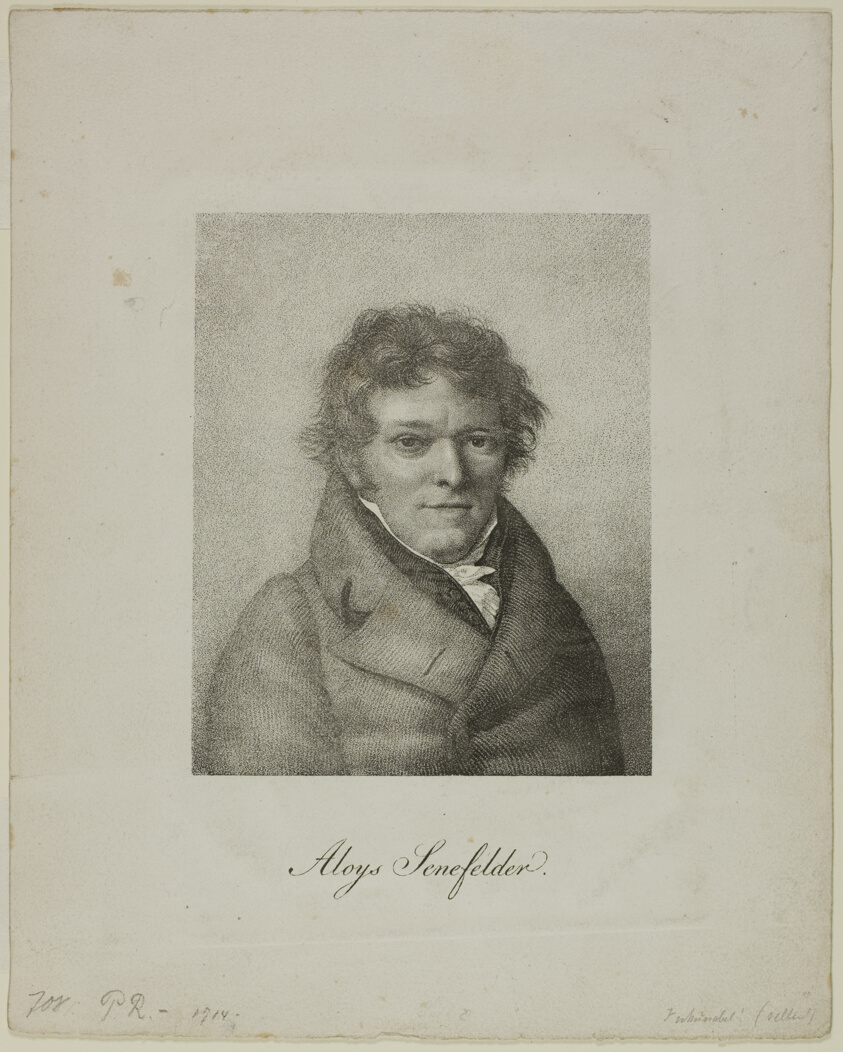 Portrait of Alois Senefelder