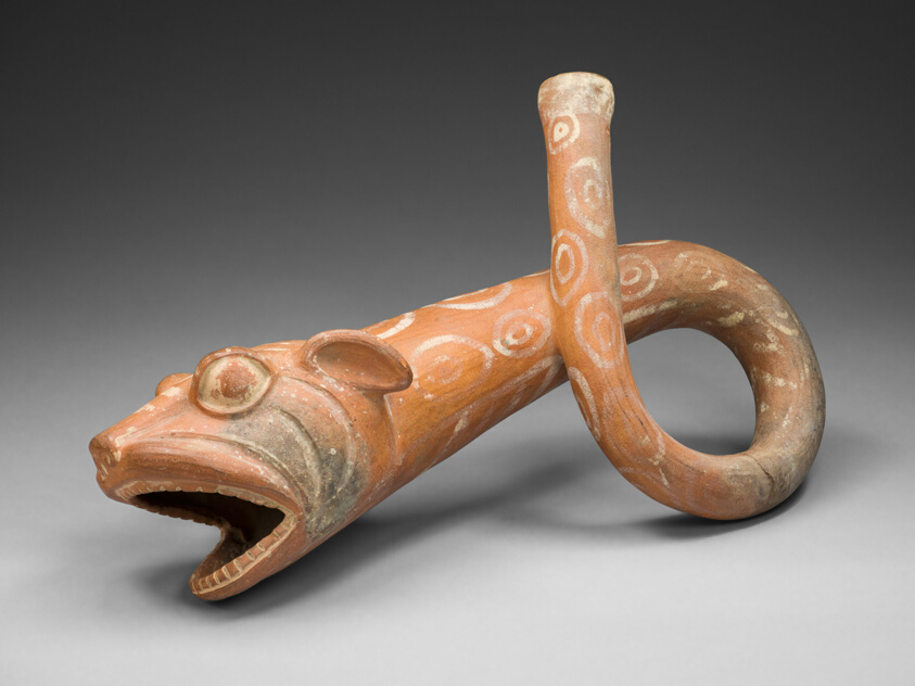 Trumpet with Feline Face