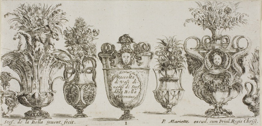 Plate One from Collection of Various Vases