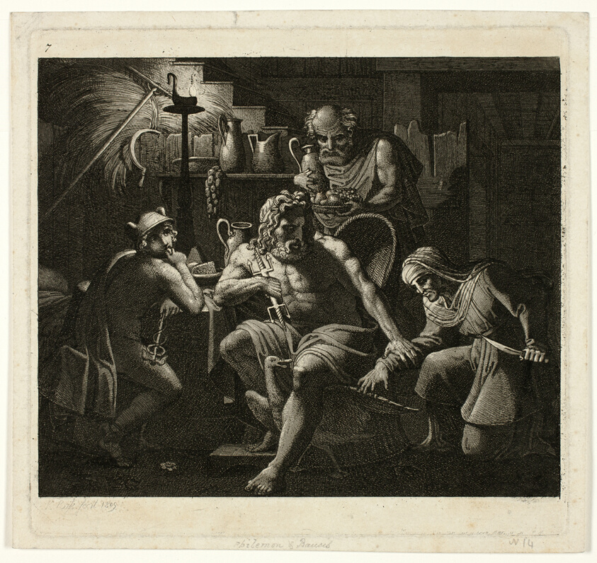 Jupiter Visits with Philemon and Bacchus
